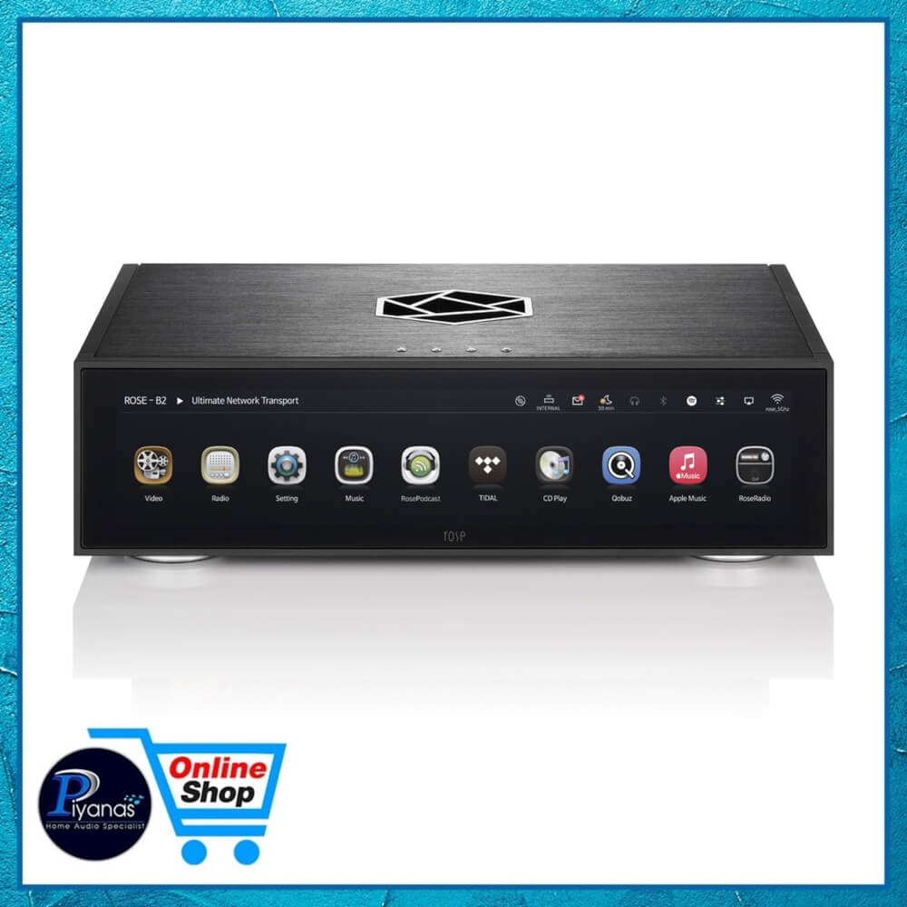 อุปกรณ์รับสัญญาณ HIFI ROSE : RS-130 TRANSPORT (BLACK)